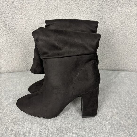 Chinese Laundry Womens Boots Size 9 Black Suedette office event goth - Picture 4 of 16